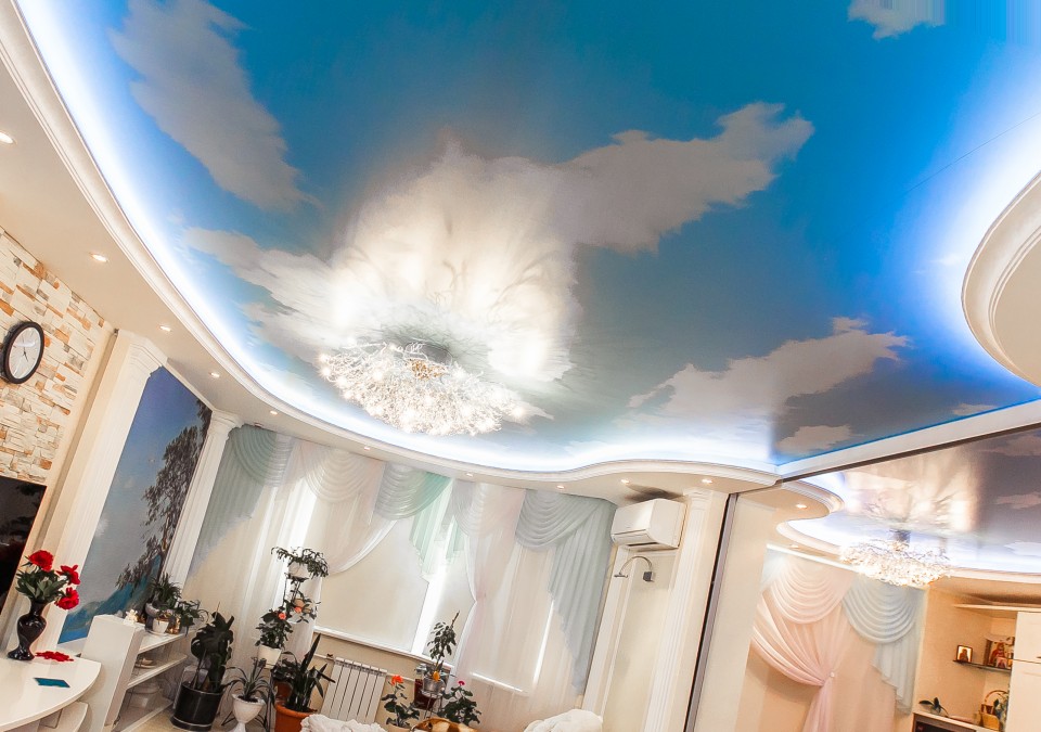 Заказать потолок с фотопечатью в г. Майкоп